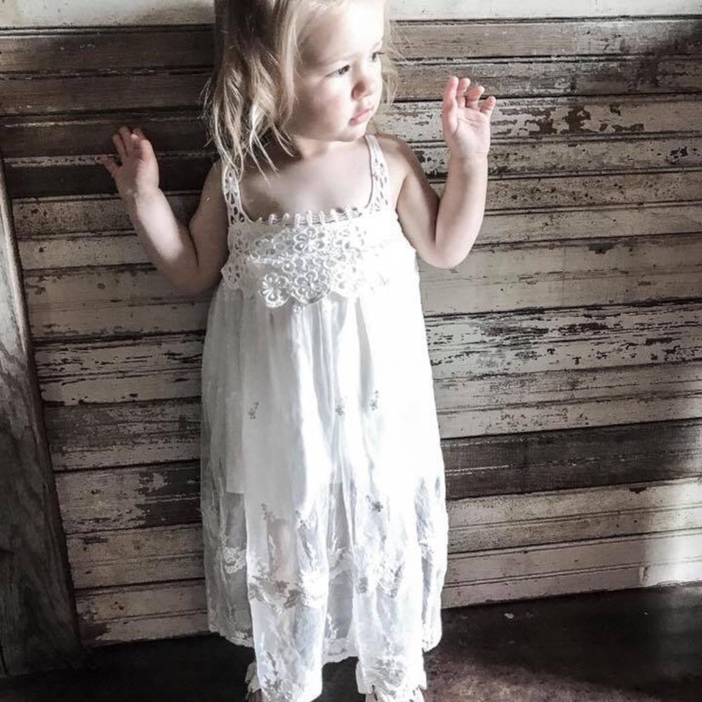 18 months lace flower girls dress